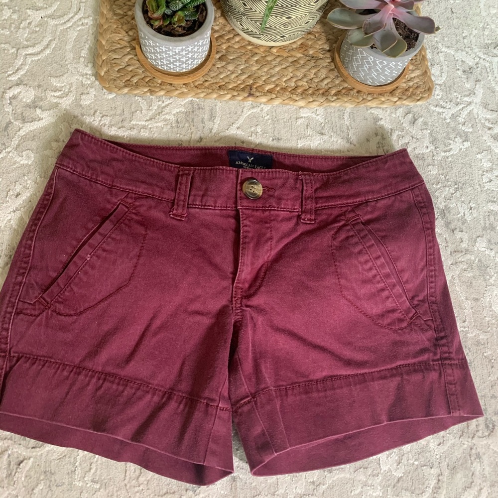AE Maroon Midi Shorts (free with any purchase!!)